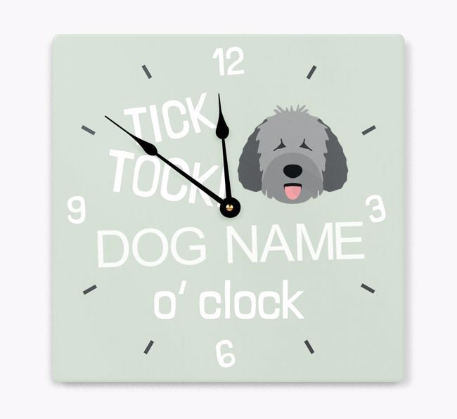 Tick Tock 'O' Clock: Personalized Wall Clock with {breedFullName} Icon